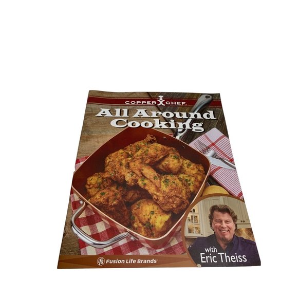 Copper Chef All Around Cooking Fusion Life Brands Eric Theiss Booklet Pamplet Co - Picture 1 of 2